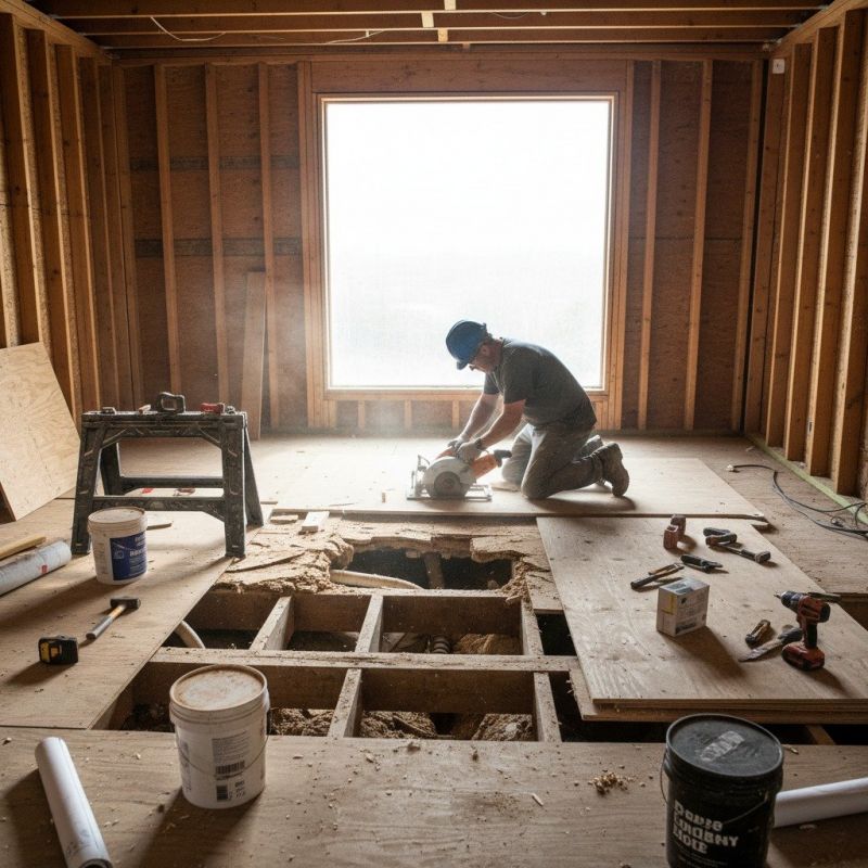 Squeaking Floor Repair